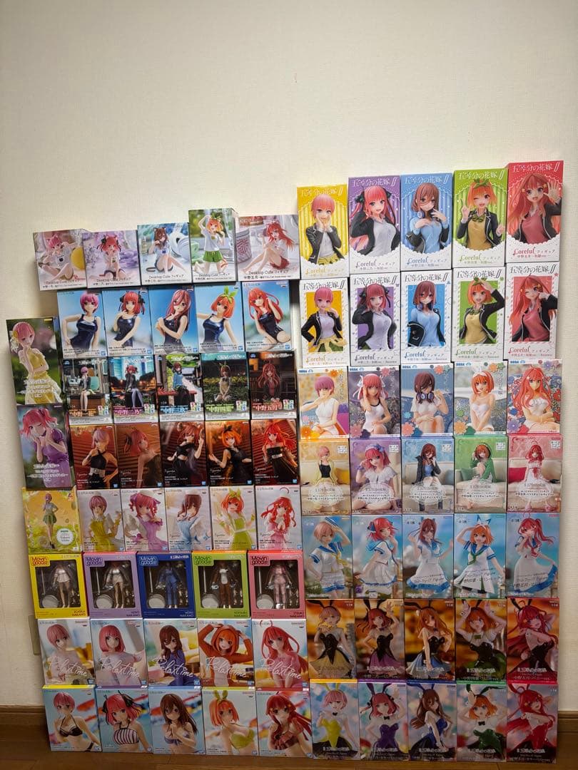 五等分の花嫁　プライズ　フィギュア　まとめ売り