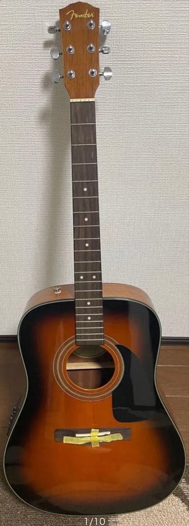 Fender アコギ CD60 SB エレアコ改造？ ジャンク