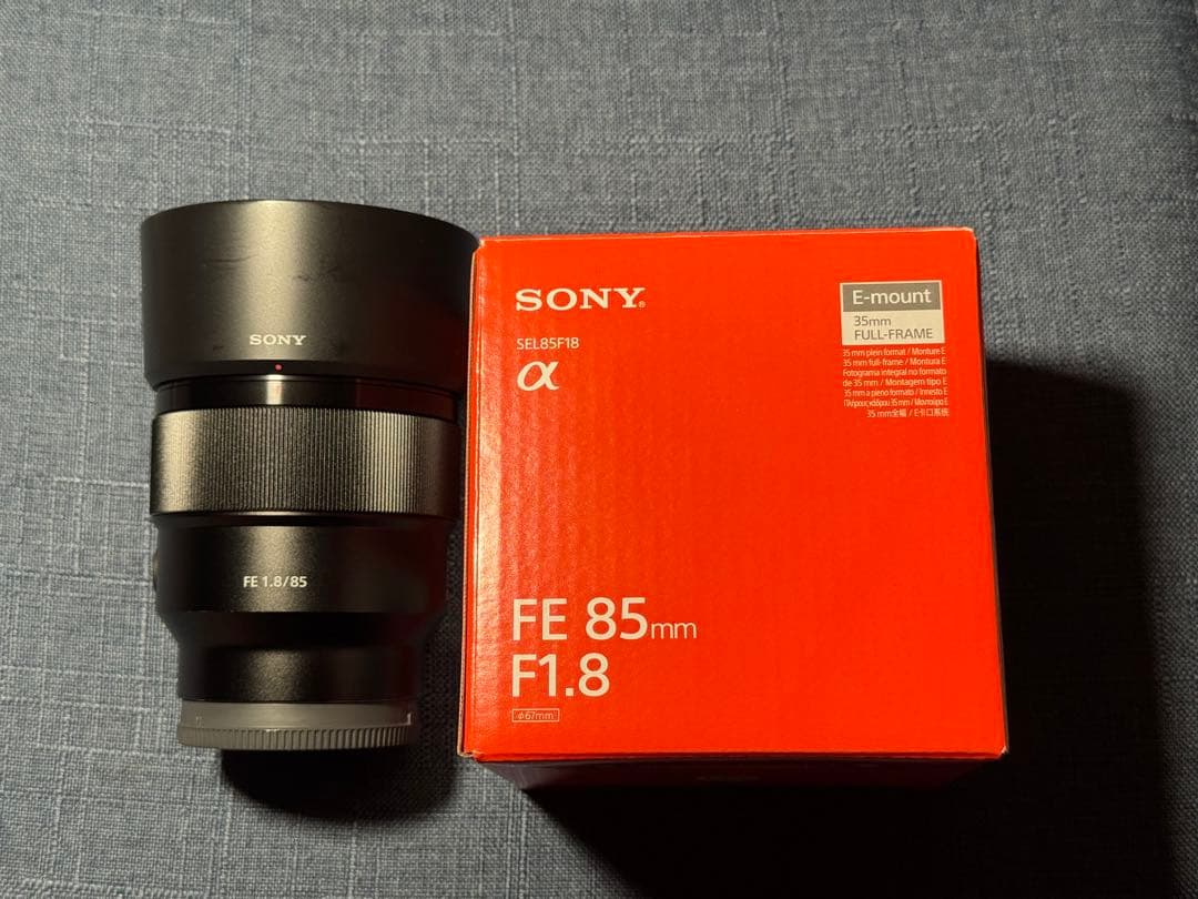 SONY FE 85mm F1.8 レンズ　SEL85F18
