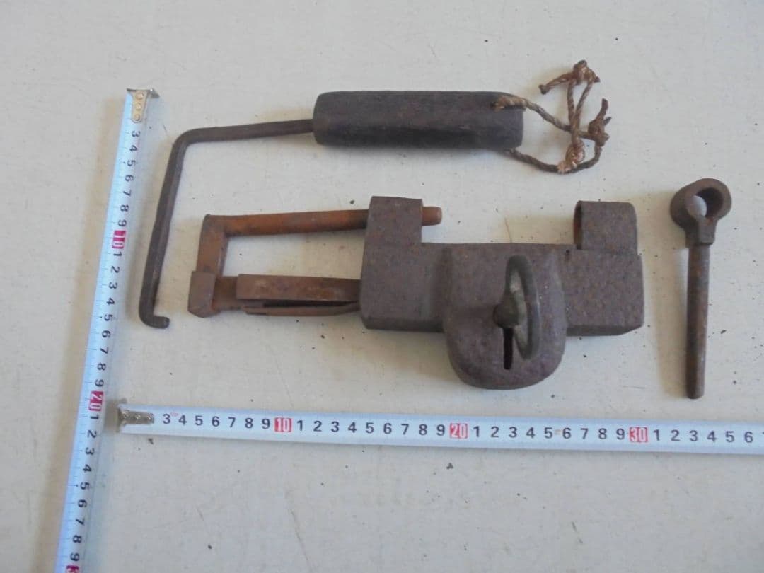 AKa6978　日本四大錠の一つ　因幡錠　鍵付②