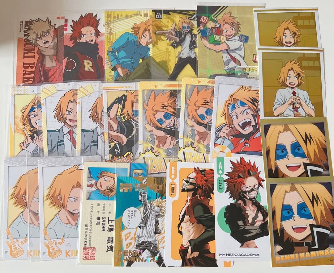 僕のヒーローアカデミア　ヒロアカ　上鳴　電気　トランプ　カード　セット