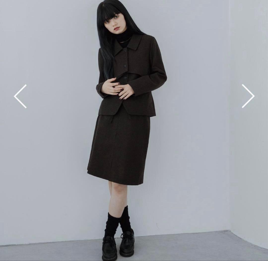 philme 茶色スカート　大園桃子