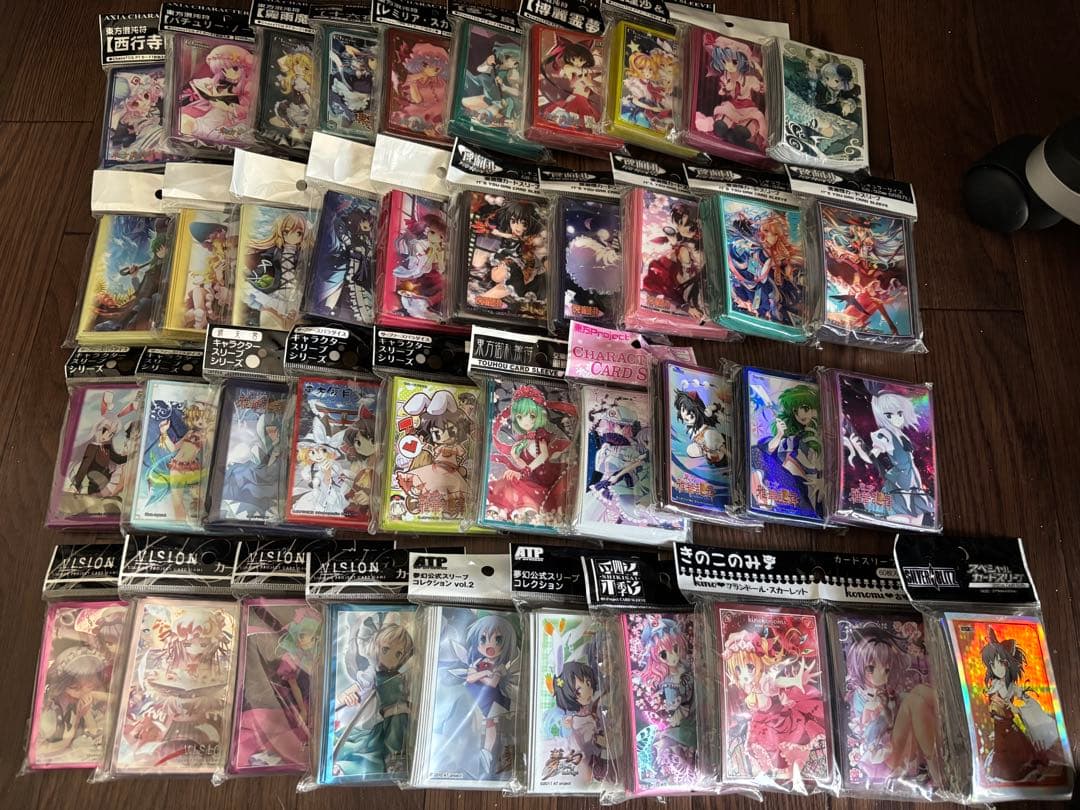【値段交渉可】　未開封　東方　東方project スリーブ　まとめ売り　40個