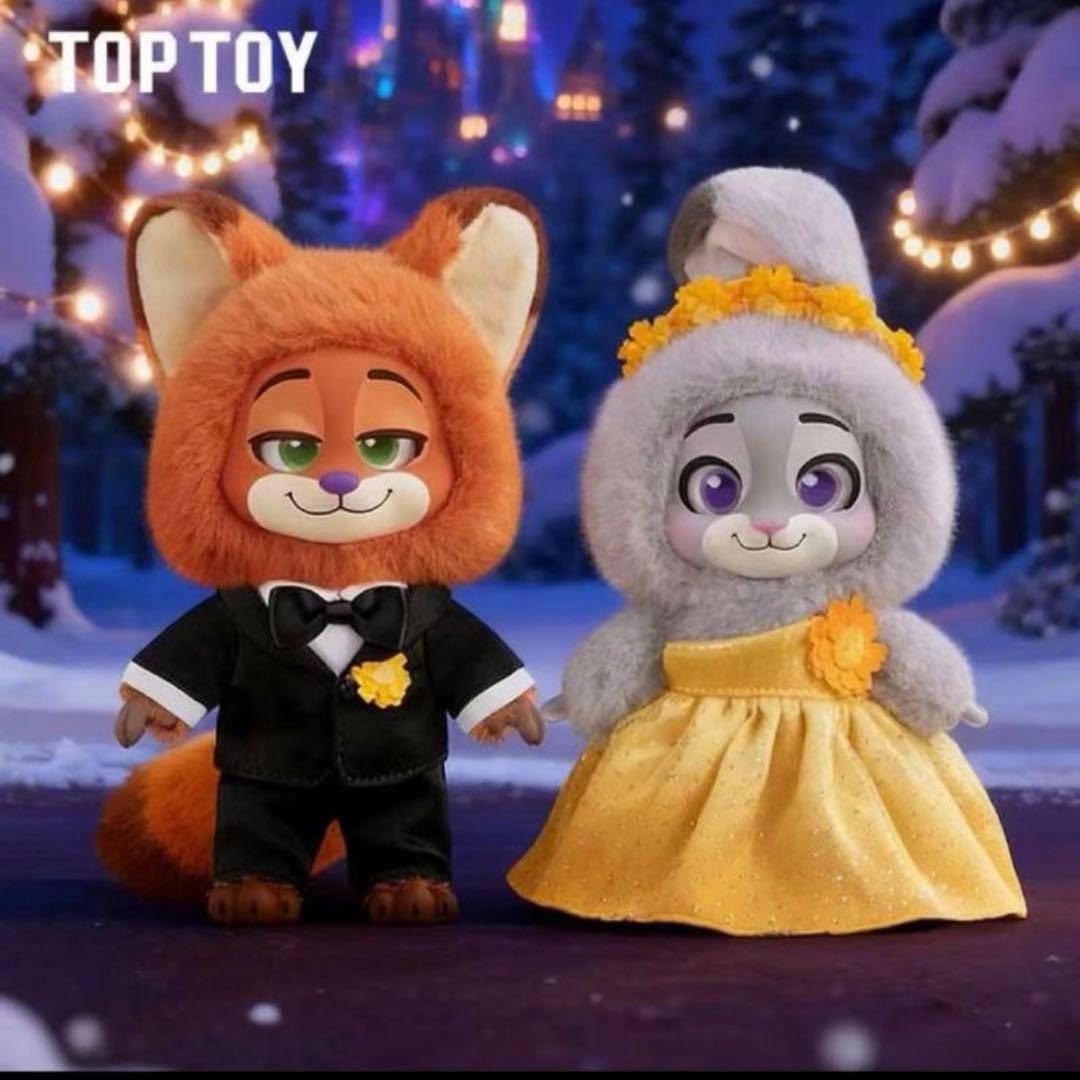 正規品 TOPTOY ズートピア2 ニック ジュディ ぬいぐるみチャーム