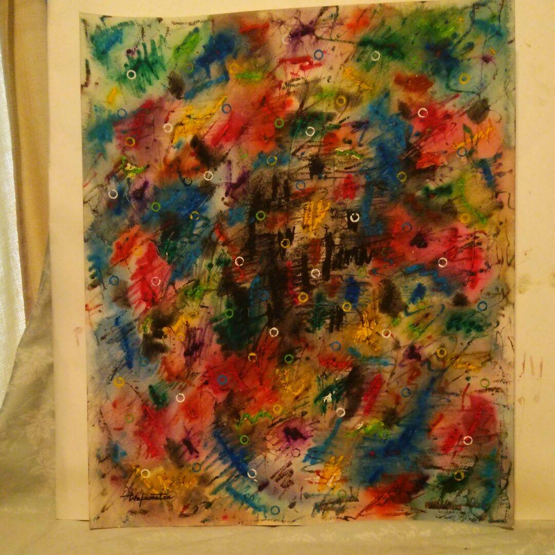 水彩画　印象17  F8号