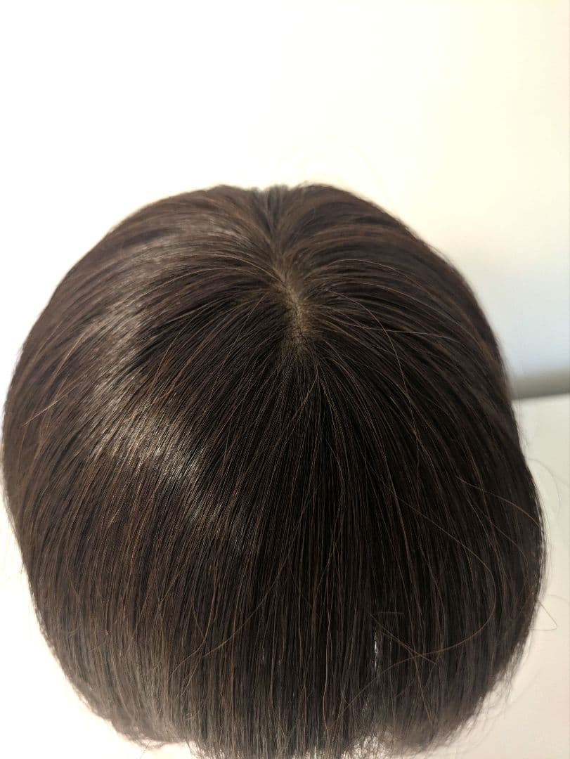 【リネアストリア】天使のマニッシュショート人毛MIXチョコブラウンM　ウィッグ