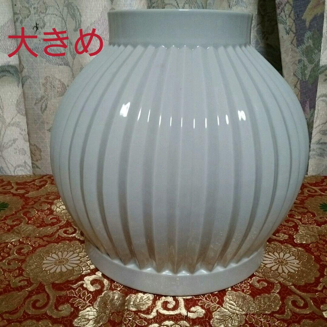 美術品 白磁 花入れ
