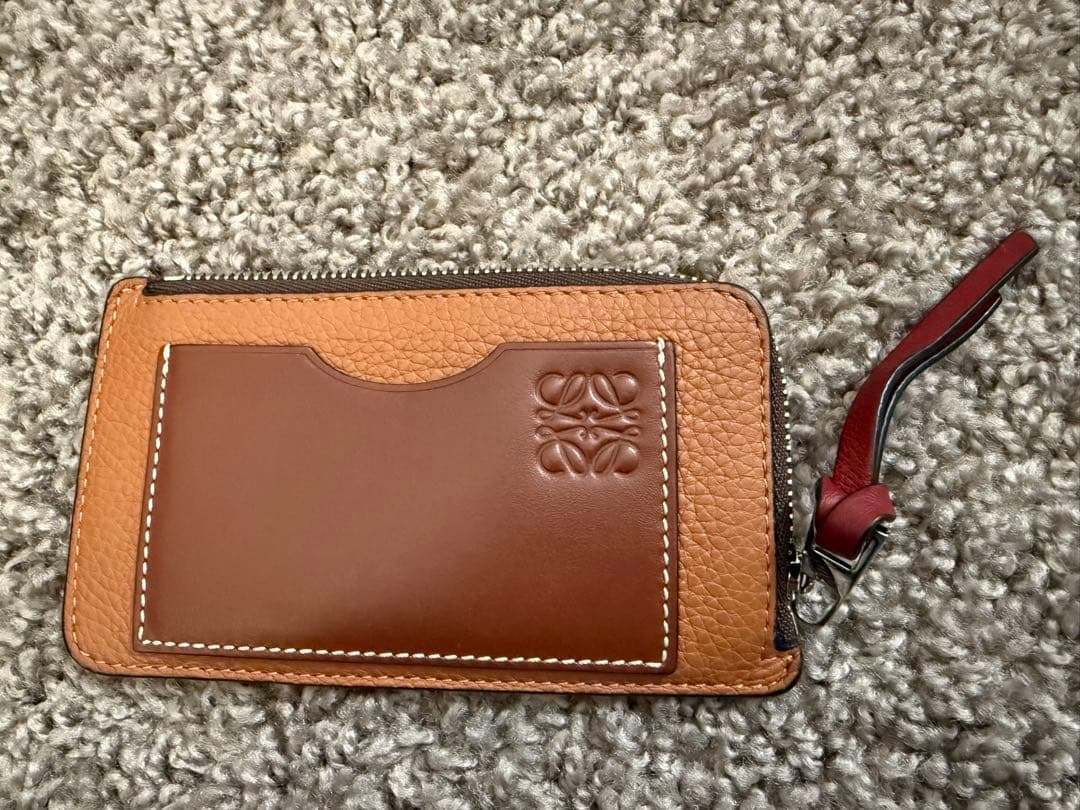 LOEWE フラグメントケース ブラウン/ベージュ