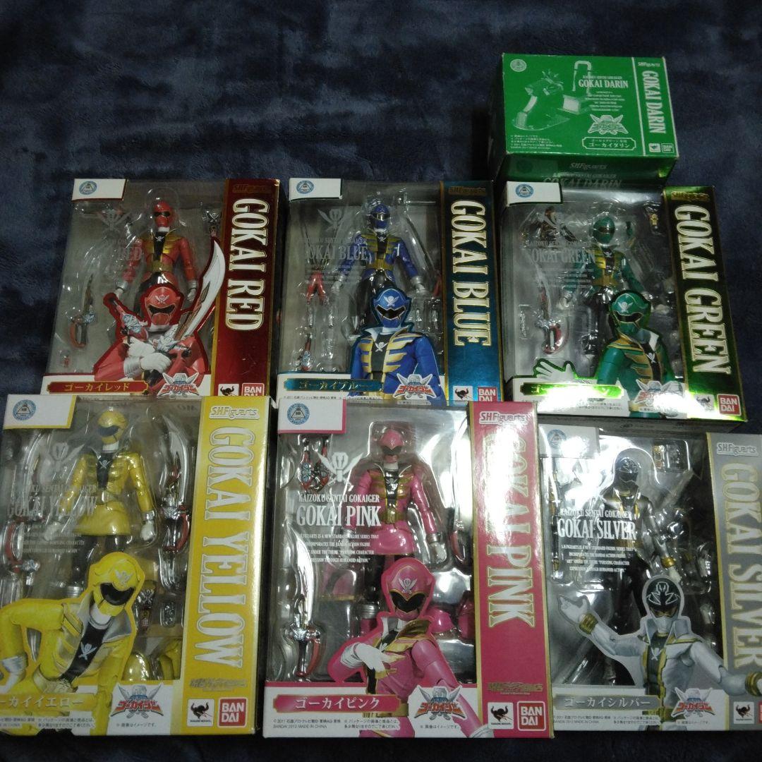 S.H.Figuarts ゴーカイジャ－　6体セット　ゴーカイダリン(グリーン）