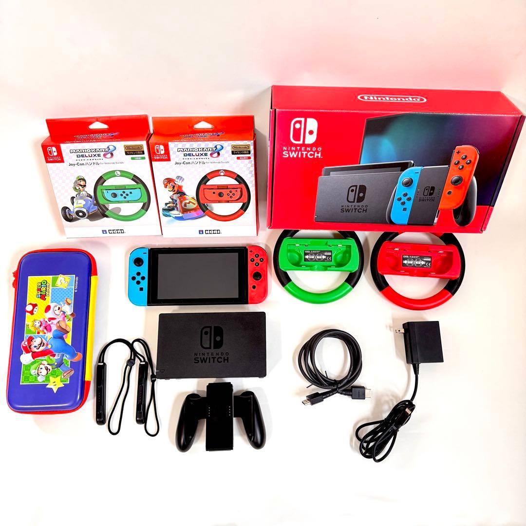 【おまけ多数】Nintendo Switch 本体 ネオンブルー ネオンレッド