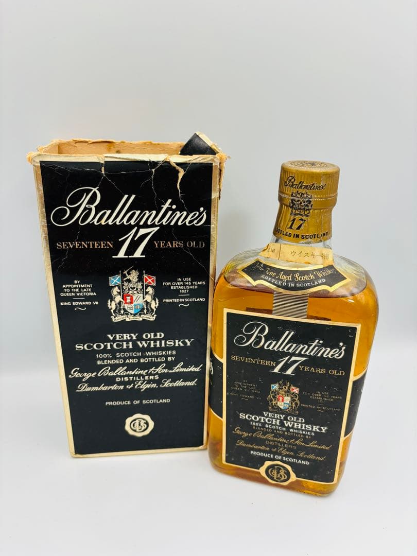 未開栓 バランタイン17年 スコッチウイスキー 赤青紋章 760ml 43%
