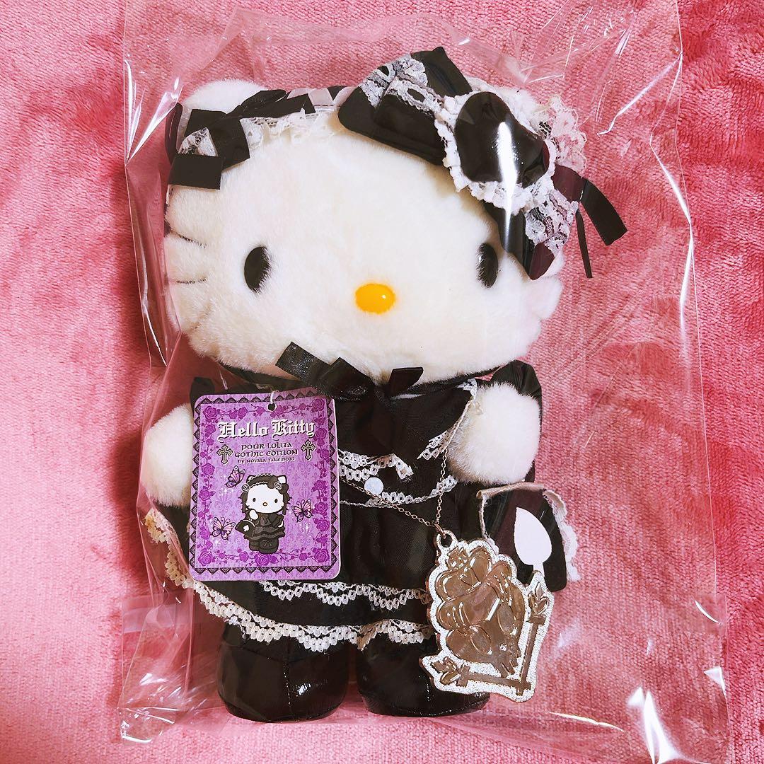 希少レア　ハローキティ　嶽本野ばら　ゴスロリ　ぬいぐるみ　ロリータ　サンリオ