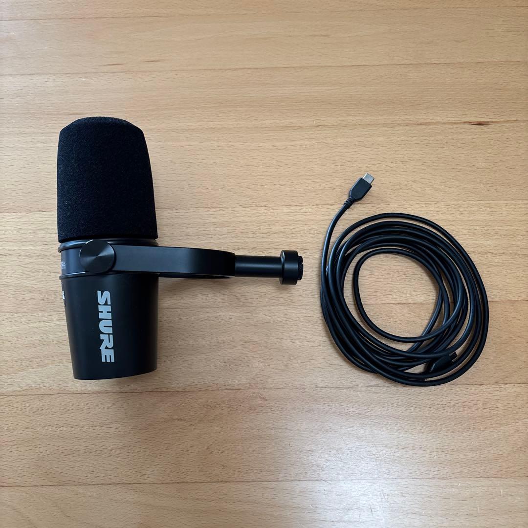 Shure MV7＋ ポッドキャストマイクロホン ブラック MV7＋-K-J