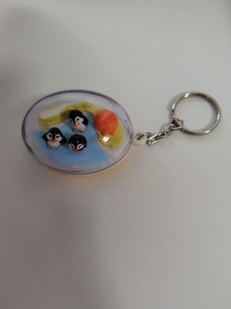 キーホルダー　レトロ　当時物　レア　ペンギン　ポケットクリッター