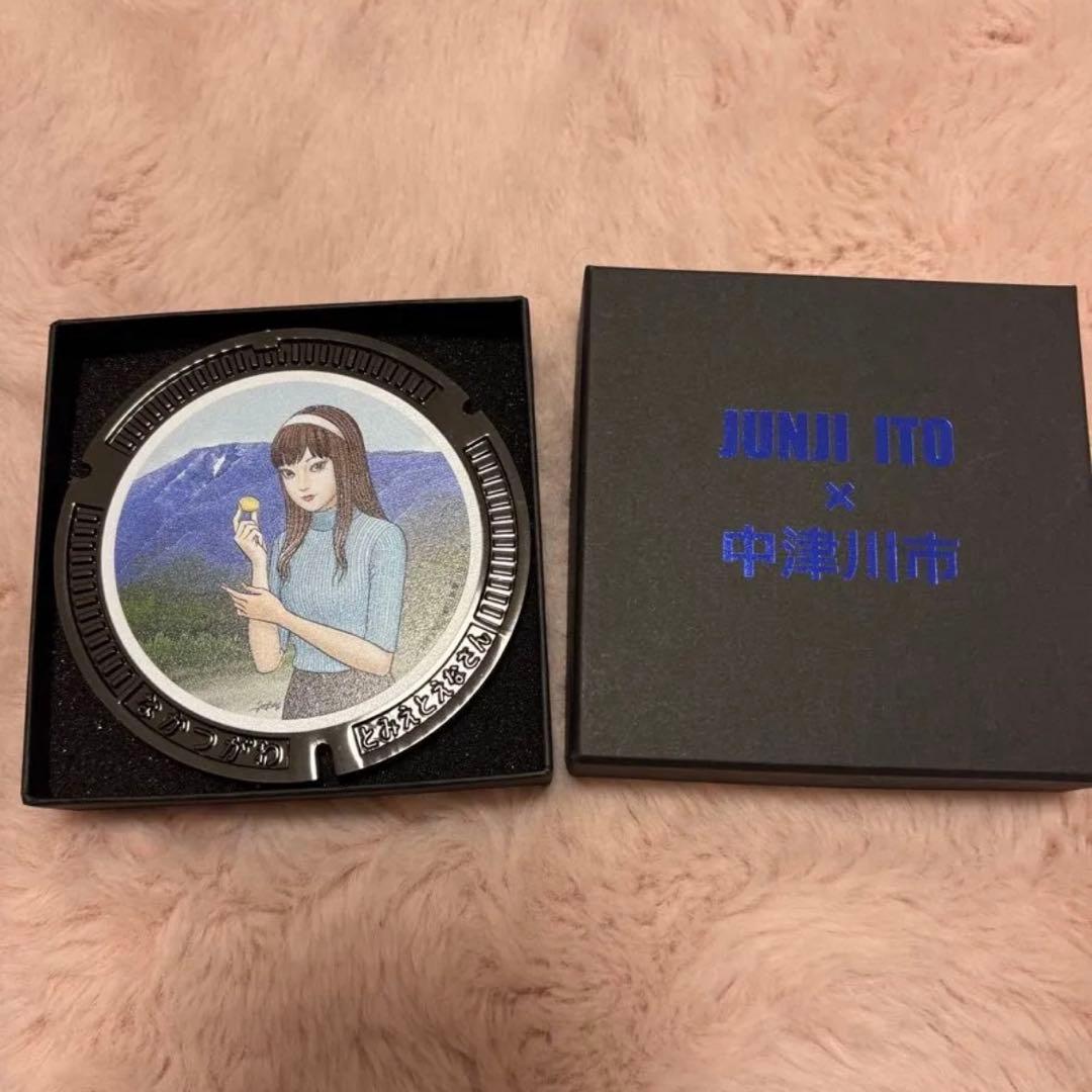 富江　ミニチュアマンホール　台座付き　伊藤潤二 中津川市