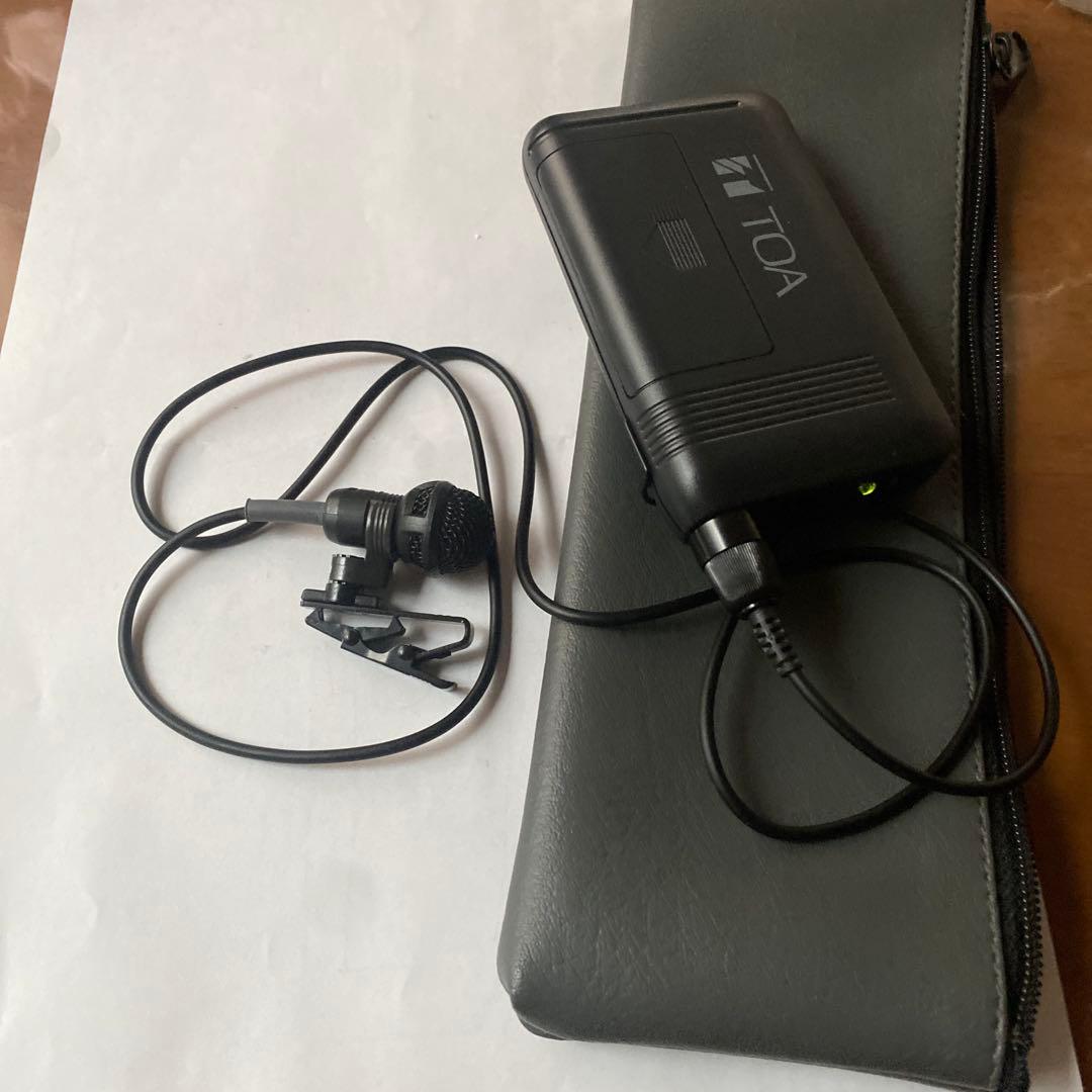 ワイヤレスマイク タイピン型 800MHz帯 TOA WM-1320 美品