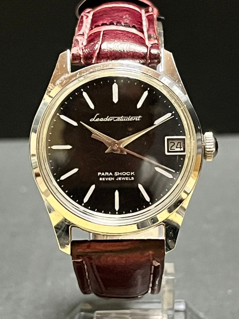 ★超絶品！シチズン リーダースチューデント 動作良好　手巻きメンズ腕時計