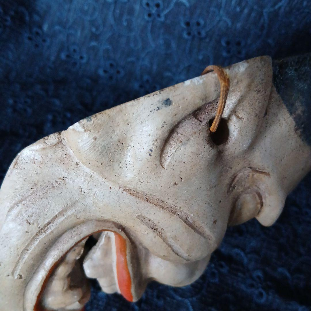 般若陶器 古い能面