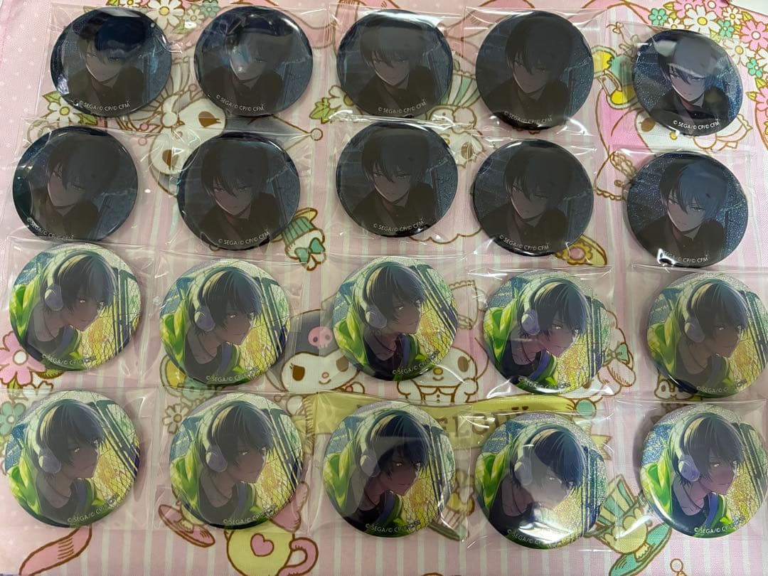 プロセカ グリッター缶バッジ 34 B 30 A 冬弥 グリ缶20個セット