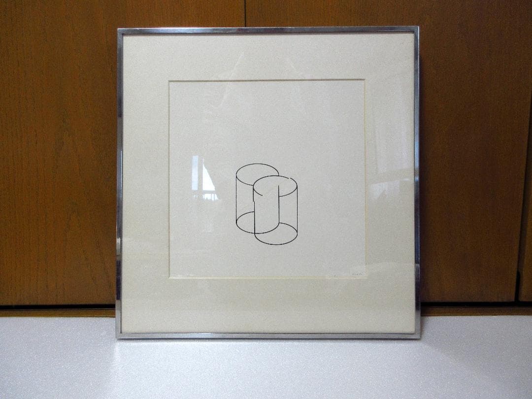 ◇ 船井 裕 “ TOPOLOGY Ⅶ ” 直筆サイン 額装 / 近代美術アート