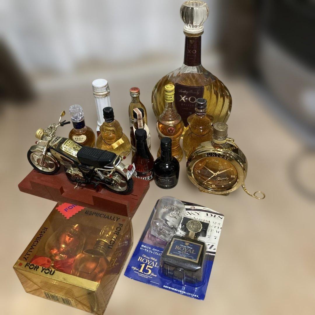 ブランデー　ウィスキー　古酒14本セット