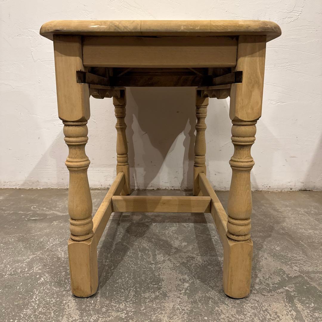 年末年始saleヴィンテージ　木製サイドテーブル　剥離