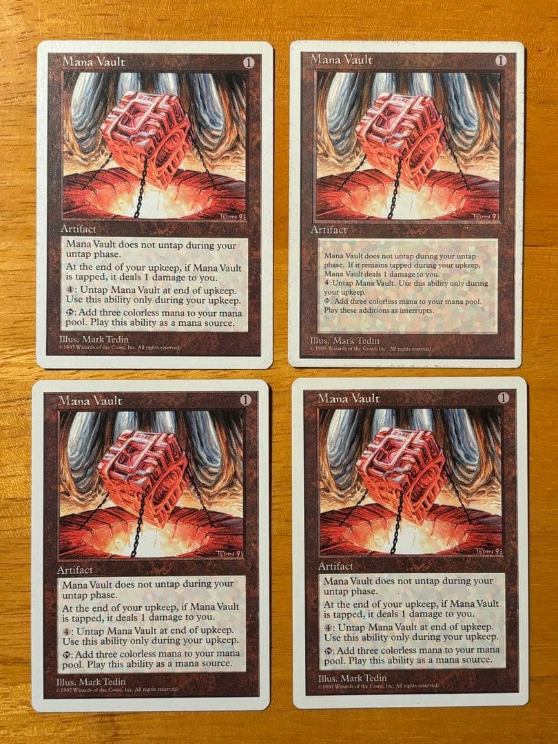 Mana Vault 魔力の櫃セット　4版　アルターネイト