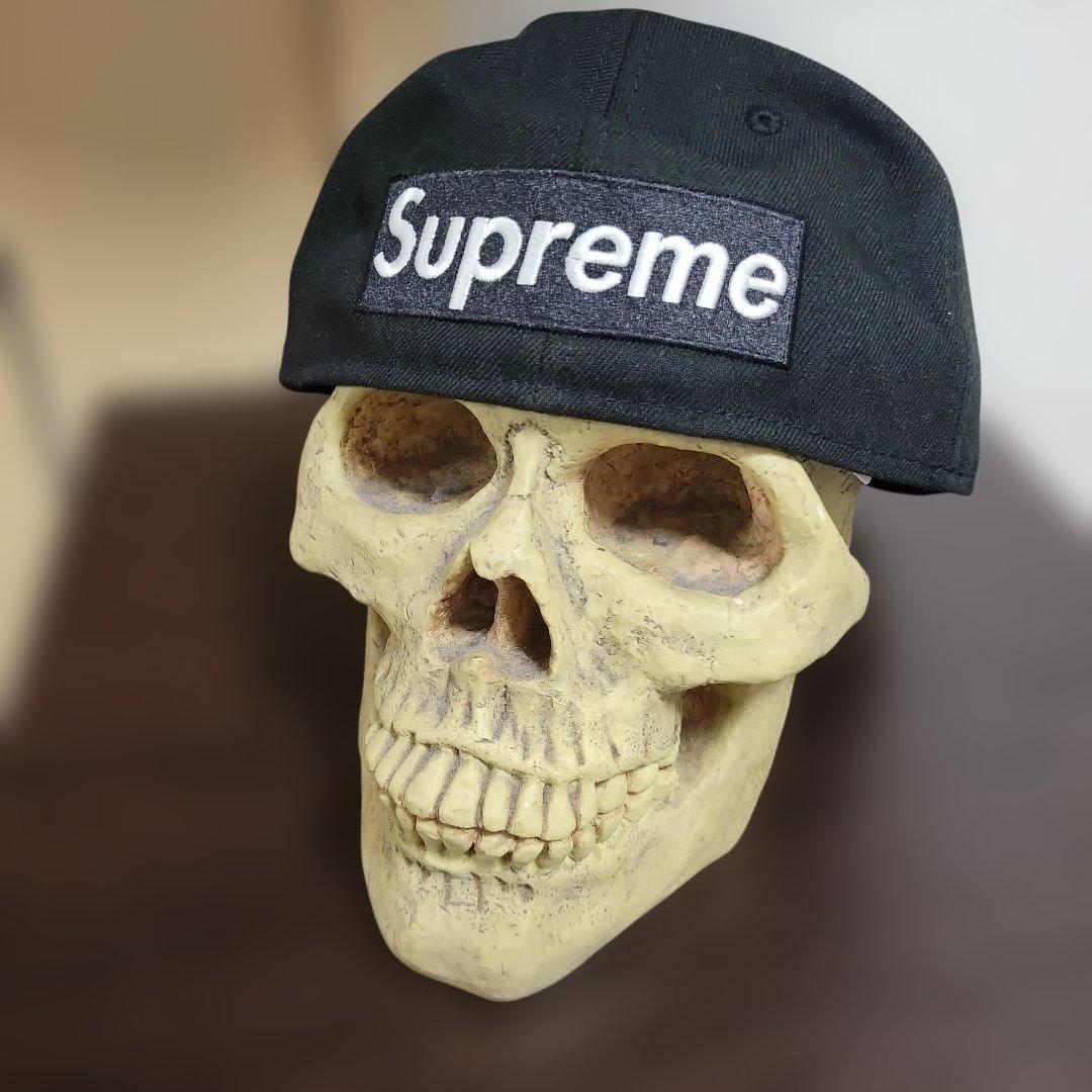 Supreme 59FIFTYキャップ 黒色 7 3/8　タグ付き