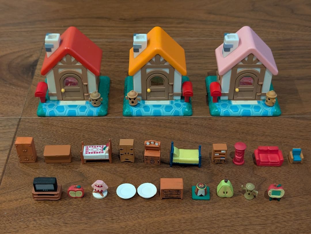 森をつくろう！　どうぶつの森+　フィギュア　ミニチュア　セット