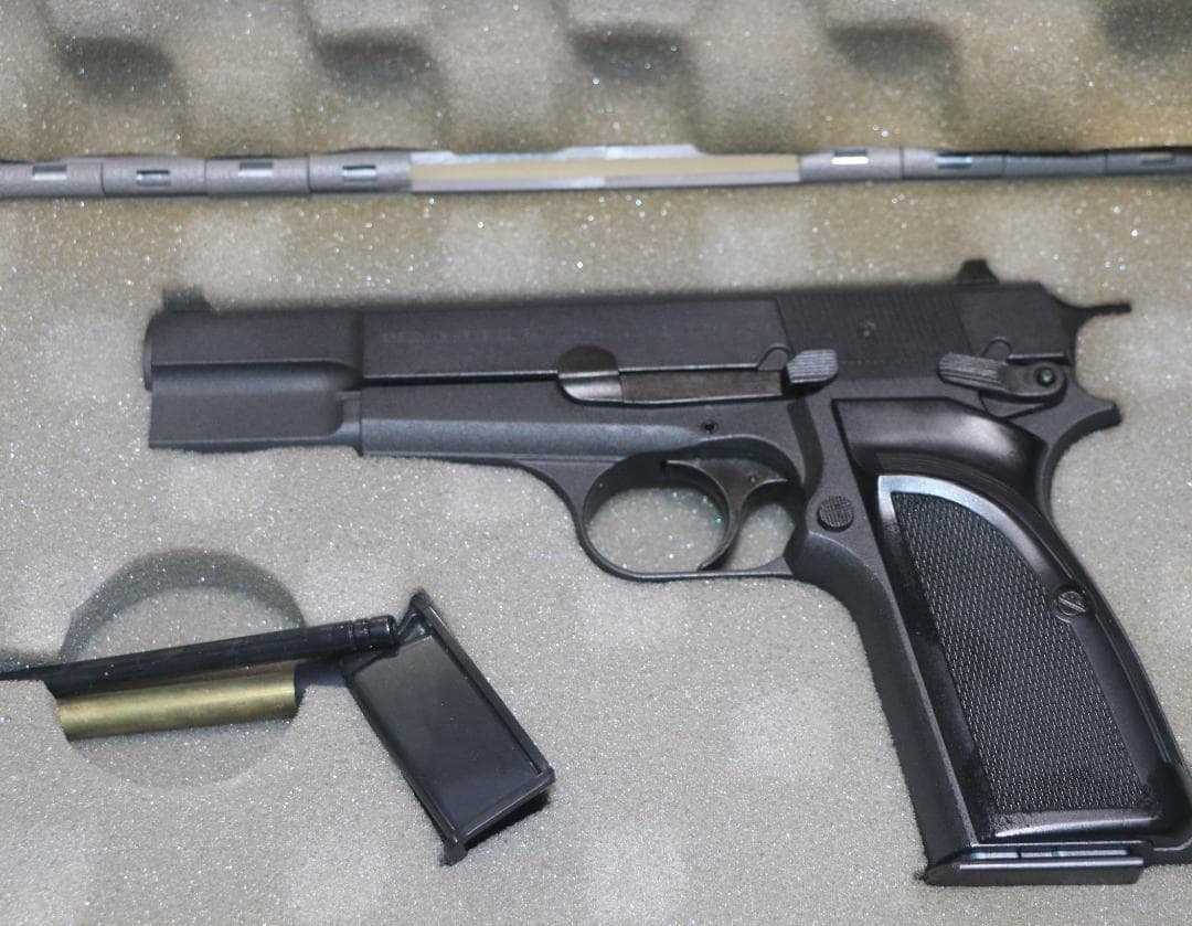 サン・プロジェクト製ABS樹脂ガスガン ブローニングHP　ＭＫⅢ JASG合法品