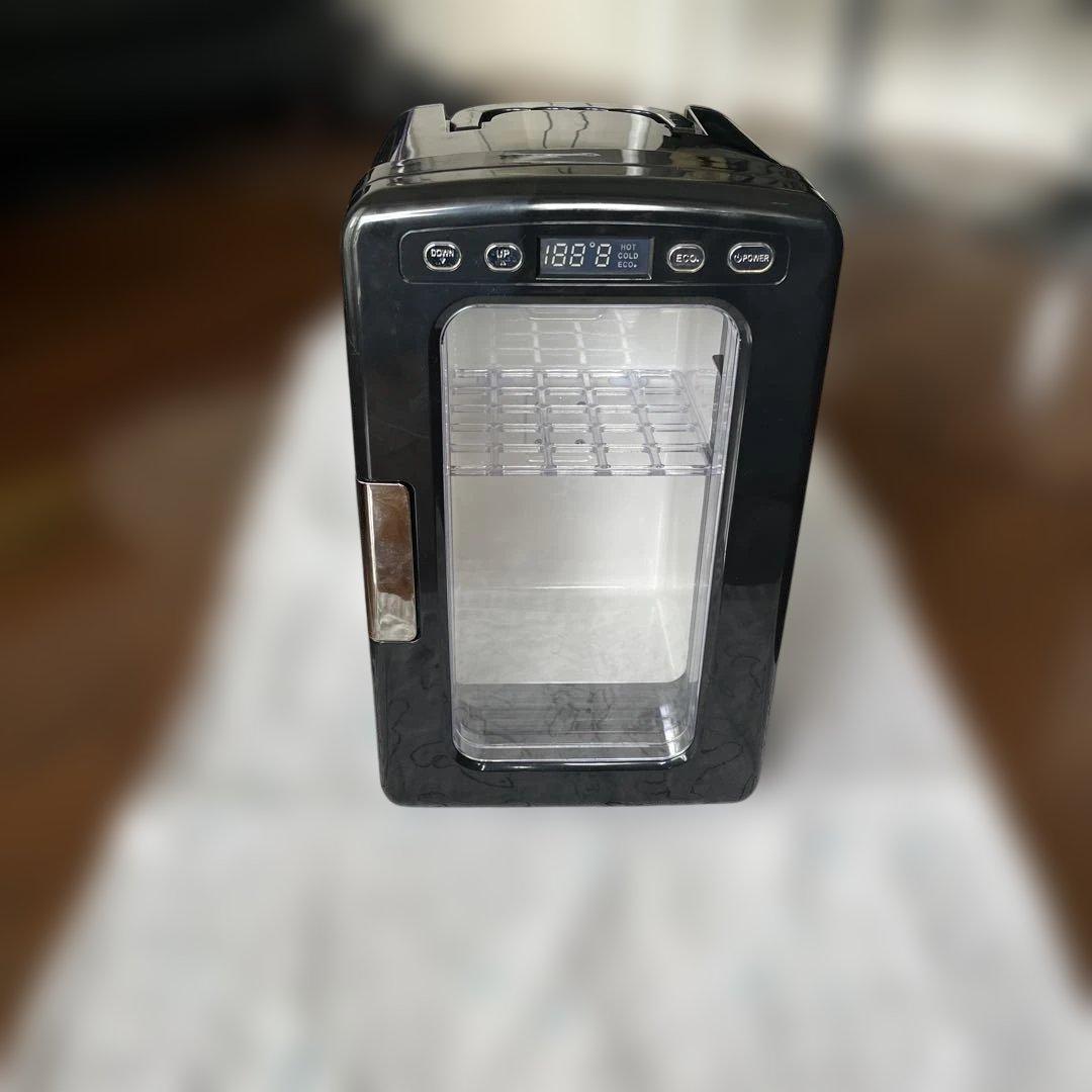 ベルソス ミニ冷温庫 黒 デジタル表示