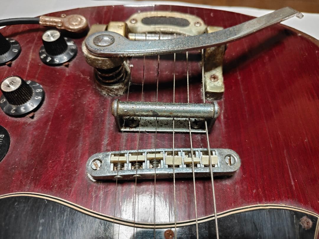 Greco SGスタイル エレキギター バーガンディ MADE IN JAPAN