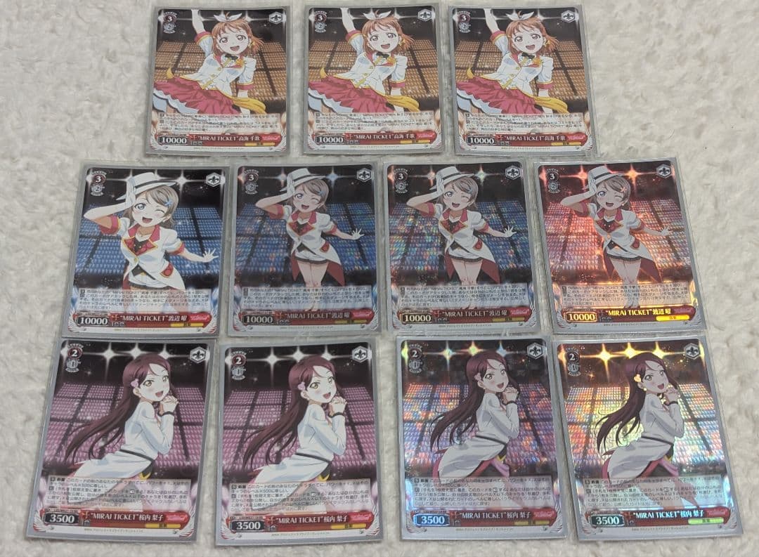 ヴァイスシュヴァルツ　MIRAI TICKET 渡辺 曜　桜内　梨子　高海　千歌