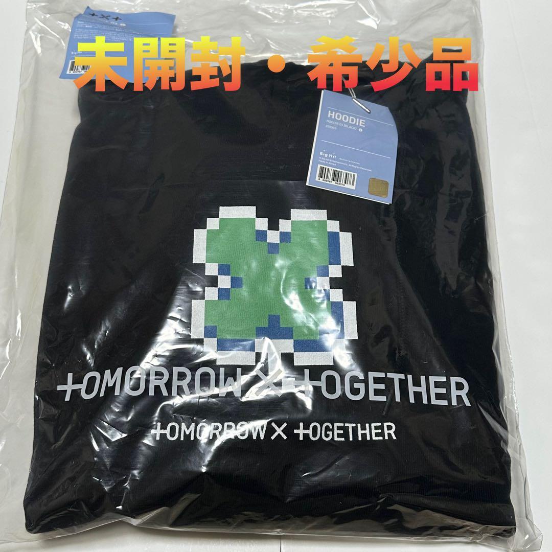 TXT HOODIE パーカー クローバー 希少品 Lサイズ