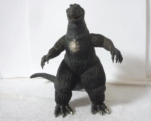 希少　キンゴジ　ゴジラ　ソフビ　フィギュア　バンダイ　当時物　レトロ