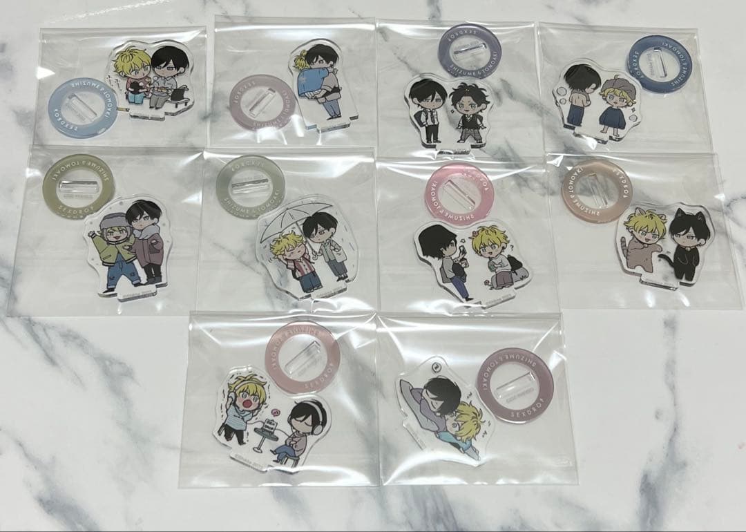 セックスドロップ しっけ ミニアクリルスタンド コンプリートセット