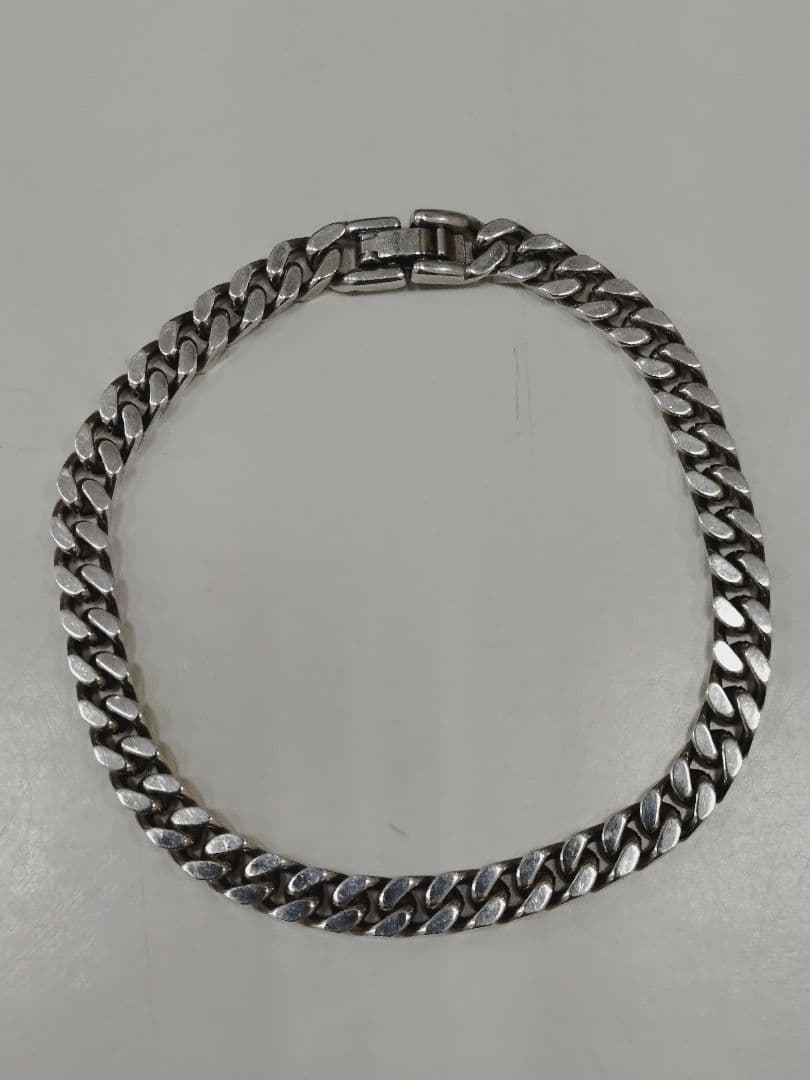 シルバー 925チェーン 喜平 ブレスレット 約20cm