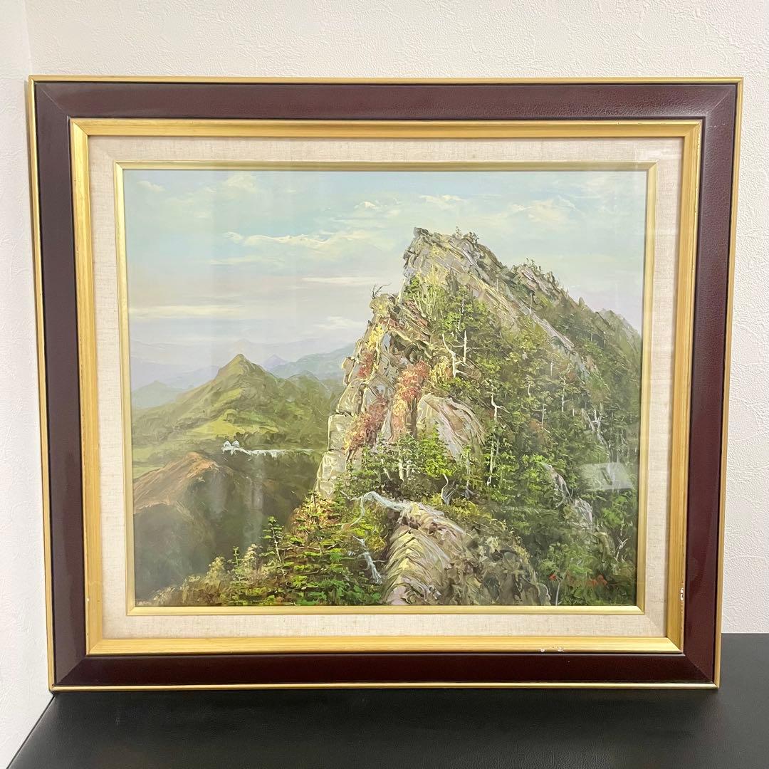 【値下げOK】中野治郎 油絵 肉筆画 額装 絵画