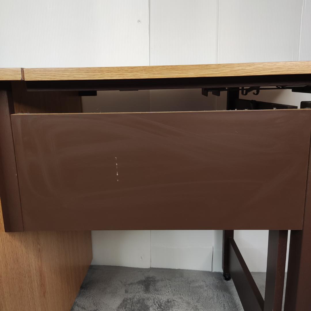 ブラザー工業　ミシン台　折りたたみ式 コンパクトキャビネット　昭和レトロ