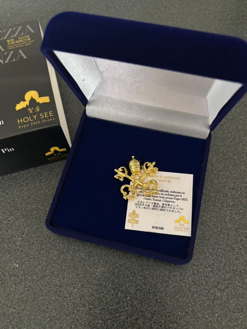 *数量限定*イタリア　バチカン館限定ピンバッジ　EXPO2025　大阪関西万博