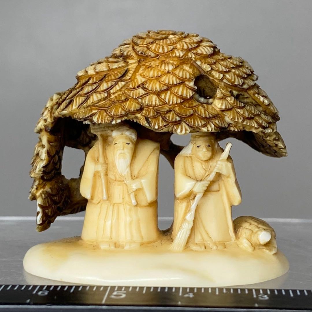 桜井一桜 在銘 人物根付 22g 東キ7-1206☆2F トヒニト