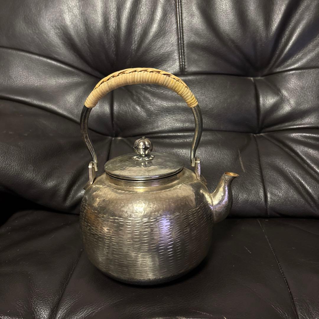 銀瓶　秀夆堂造