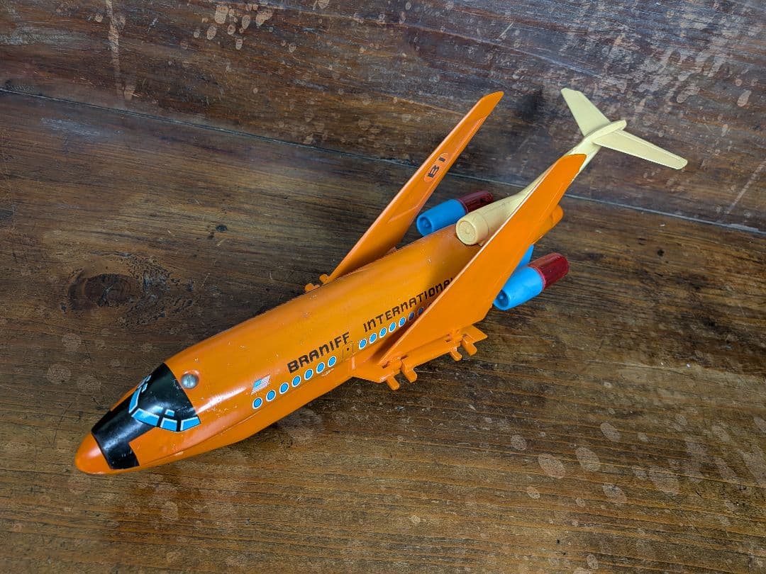 超レア★ブラニフ 航空★古いブリキ＆プラ製／フリクション★日本製★used