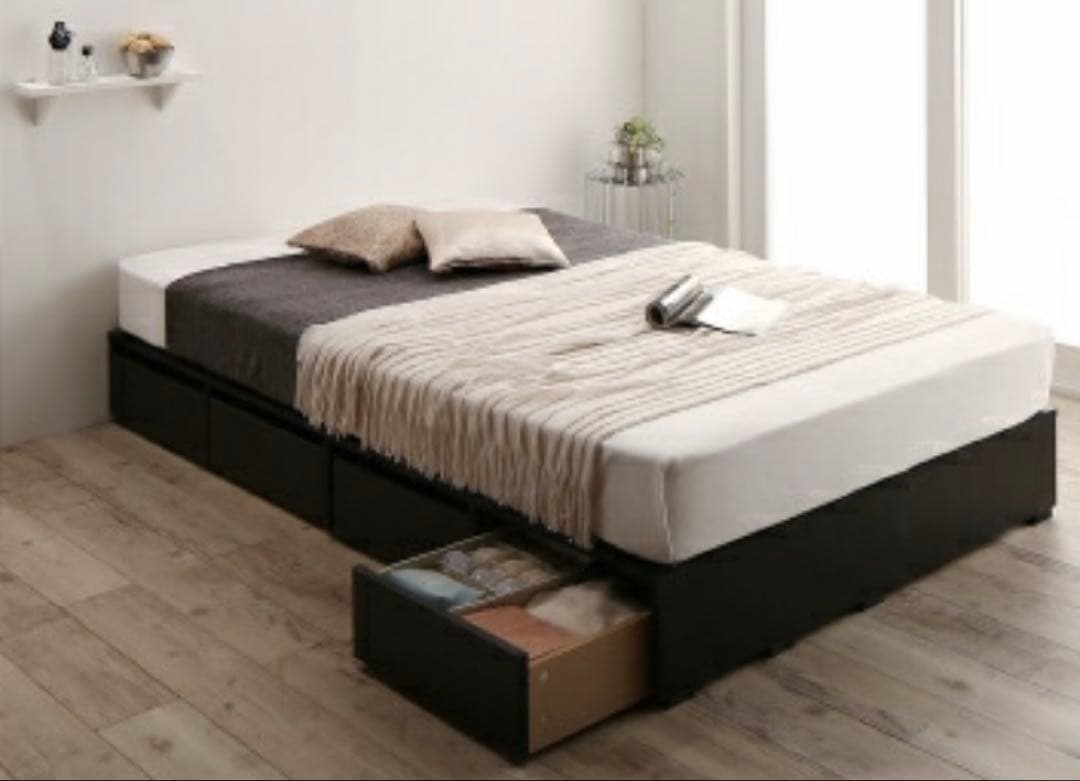 未使用 ベッドフレーム ブラック 小上がり