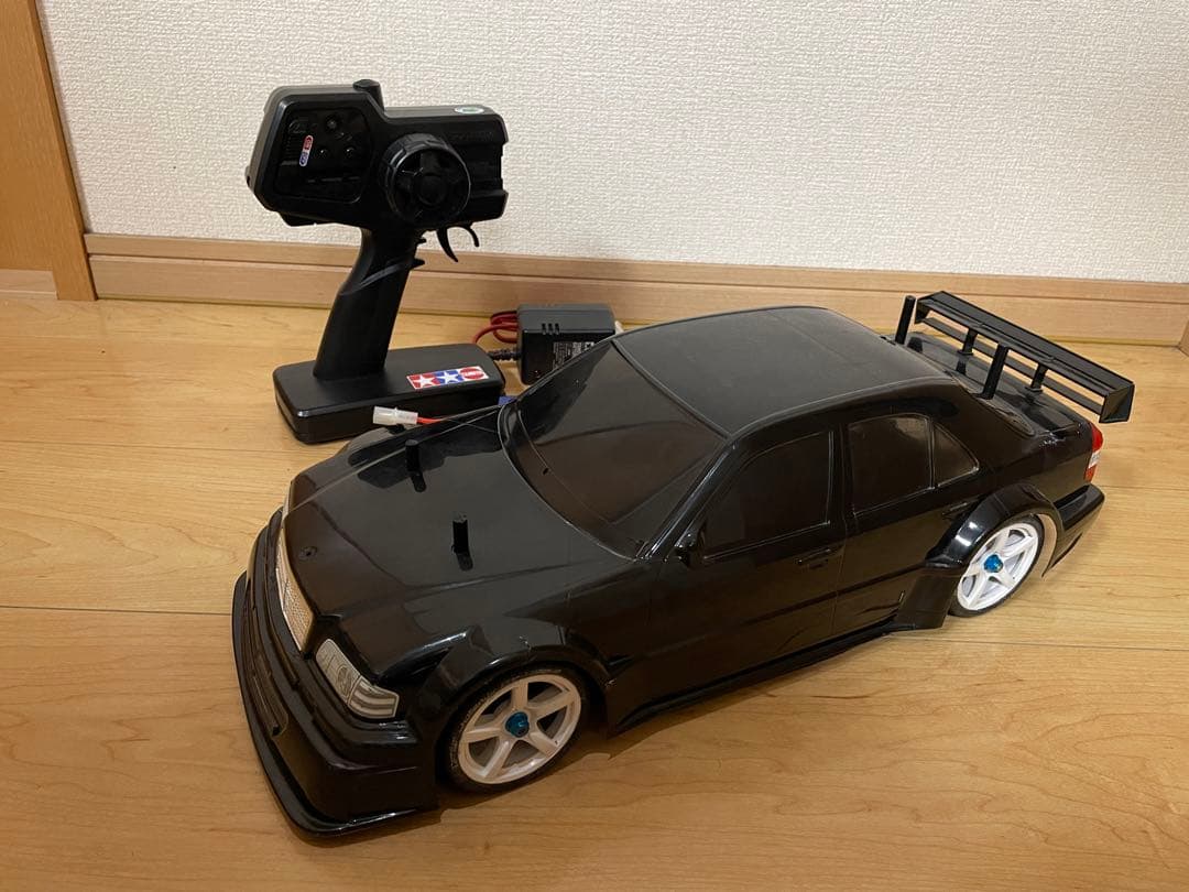 【Acco】 タミヤ　TT02 2台セット　AMG ベンツ　ランエボ7