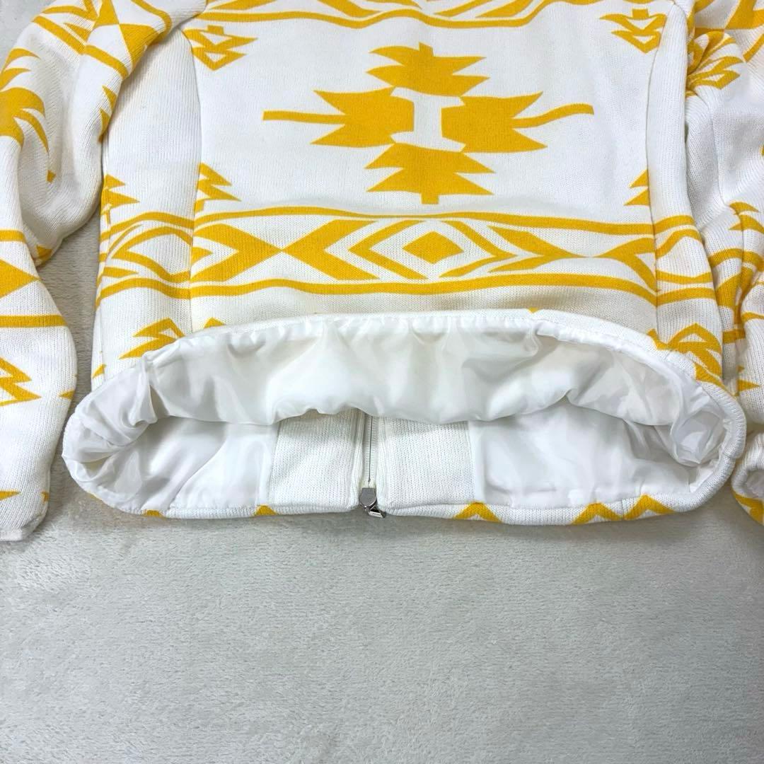 Callaway セットアップ　ボア　パーカー スカート 幾何学模様 L ゴルフ