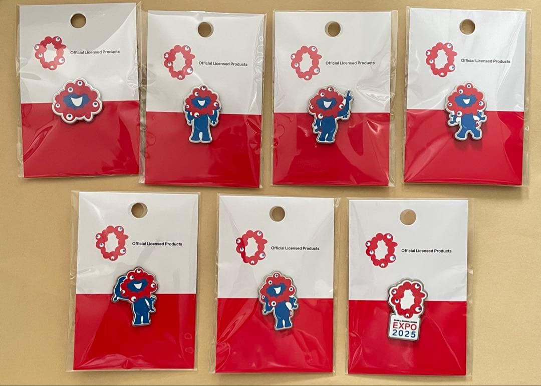 ミャクミャク　ピンバッジ　セット　EXPO2025