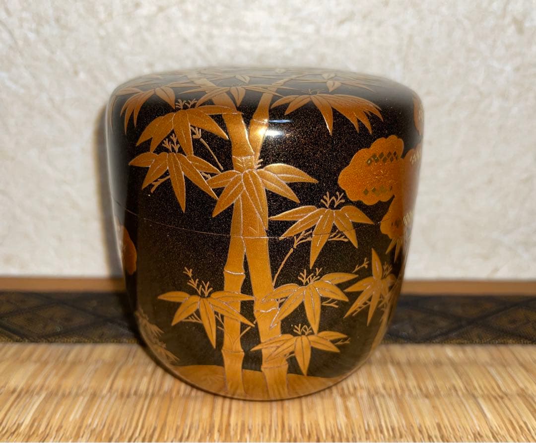 mieko.odier 一后一兆 竹林蒔絵 大棗 表千家 而妙斎書付