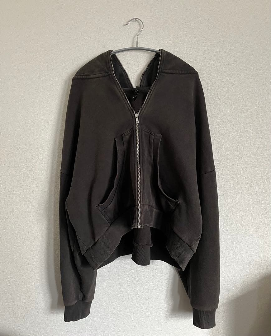 トップス Entire Studios ETERNAL ZIP washed black