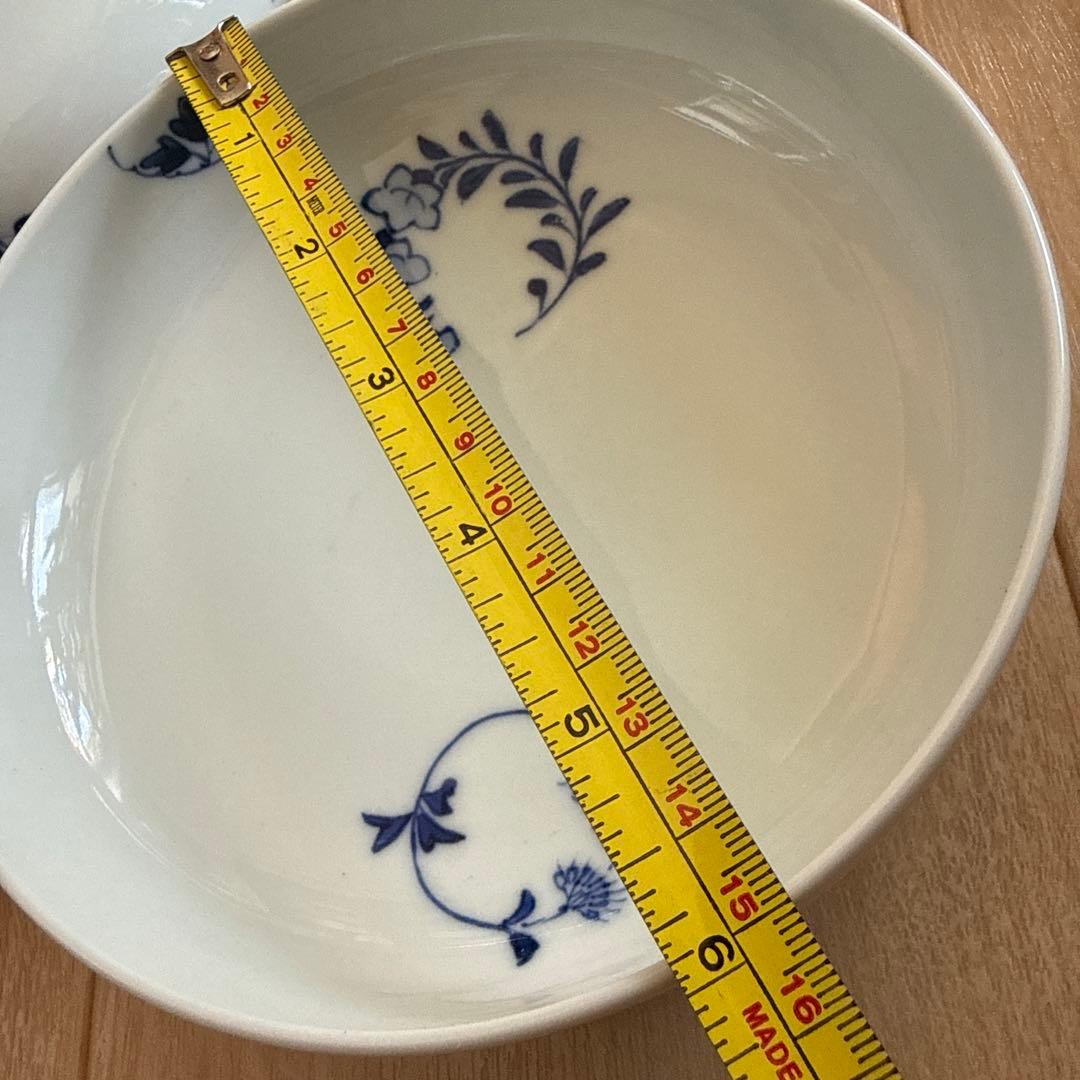 平安　喜泉造　七草模様　鉢　小鉢　中附　白泉　陶工白泉